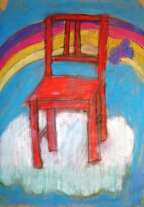 Výtvarné kurzy pro děti - židle v barvě